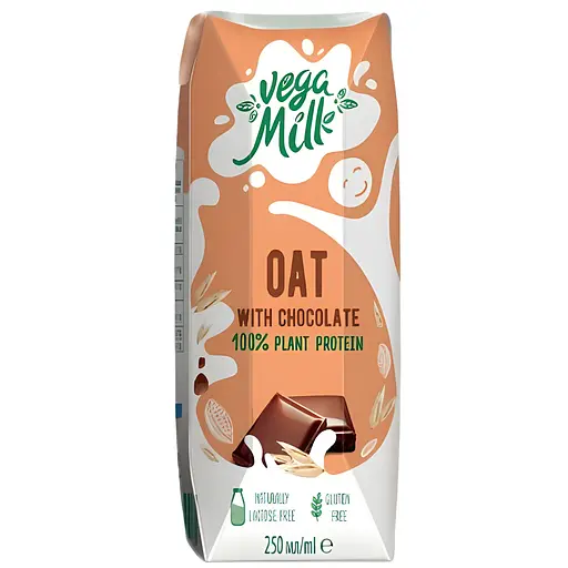 Напиток овсяный Vega Milk шоколадный 250 мл