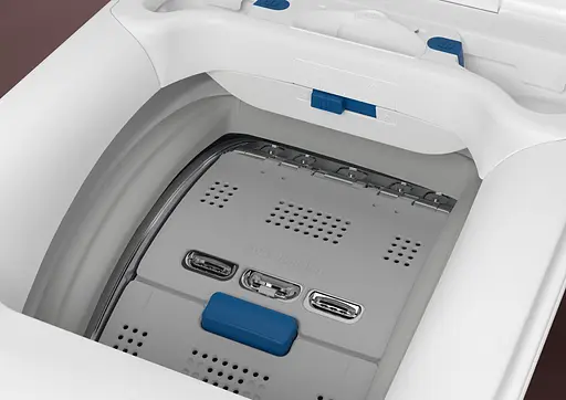 Стиральная машина Electrolux вертикальная 7 кг 1300 A+++ 60 см дисплей пара инвертор белый - фото 5