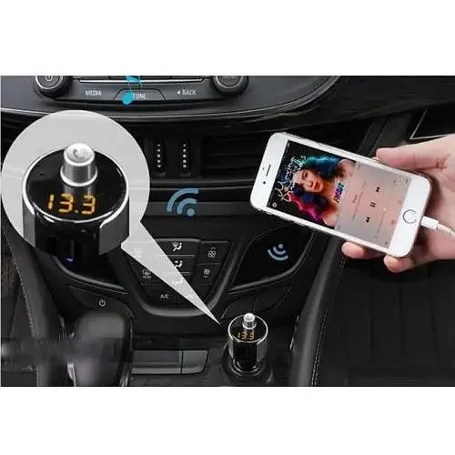 Автомобільний ФМ блютуз модулятор для автомагнітоли в машину G9 Usb Fm трансмітер для автомобіля - фото 4