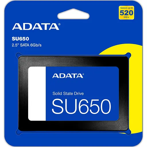 Накопитель SSD Sata 2.5 2TB ADATA Ultimate SU650 SATA III 3D NAND (ASU650SS-2TT-R) - фото 6