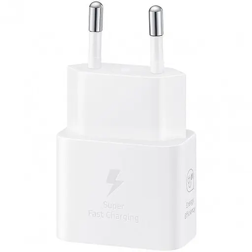 Зарядний пристрій Samsung 25W PD Power Adapter White (w/o cable) (EP-T2510NWE) - фото 2
