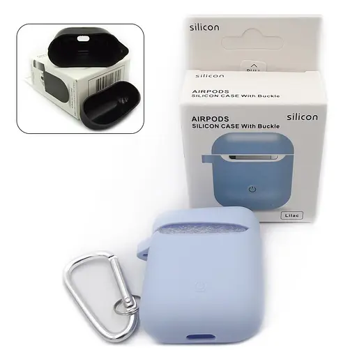 Чехол для Airpods 1/2 силиконовый - фото 3