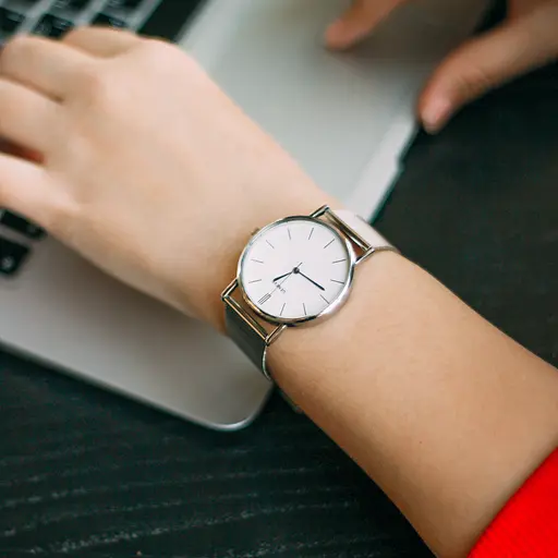 Наручний годинник жіночий Geneva Steel Silver Сріблястий (800) - фото 6