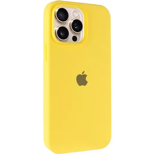 Чехол Epik Silicone Case Full Protective AA для Apple iPhone 15 Pro Max 6.7 Желтый/Yellow