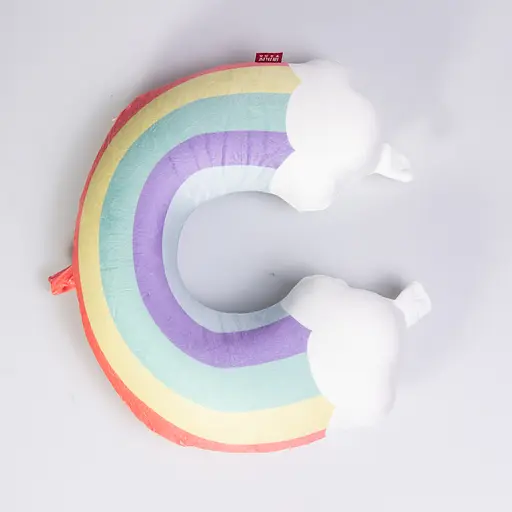 Подушка для шиї Rainbow U-подібна рожевий HP-56-13P - фото 2