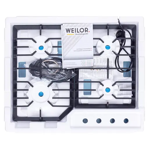 Поверхность газовая на металле Weilor GM W 624 SS - фото 12