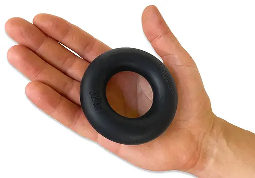 Еспандер кістьовий кільце EasyFit Ring тренажер для рук 32 кг Чорний (EF-1904-70) - фото 2