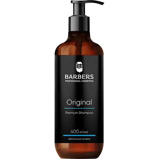 Шампунь для чоловіків Barbers Original для щоденного використання 400 мл