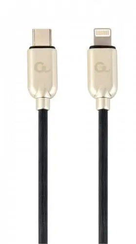 Кабель Type-C - Lightning, 1 м, чорний, Cablexpert, 18 Вт (CC-USB2PD18-CM8PM-1M) - фото 1