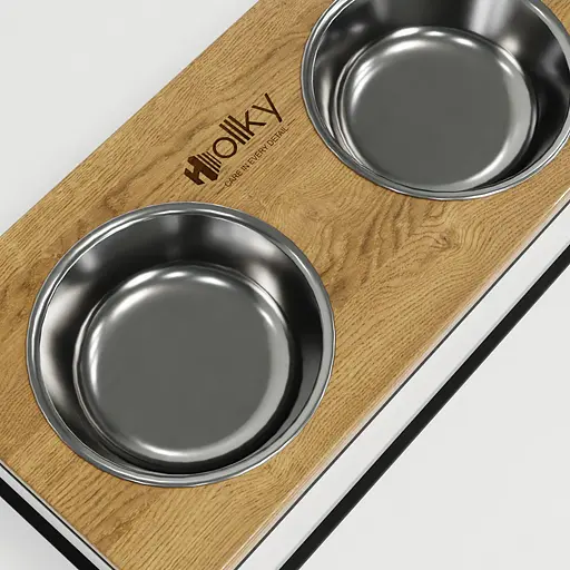 Hollky Base XL20 — миски на підставці для великих собак (2 × 1,8 л) - фото 9