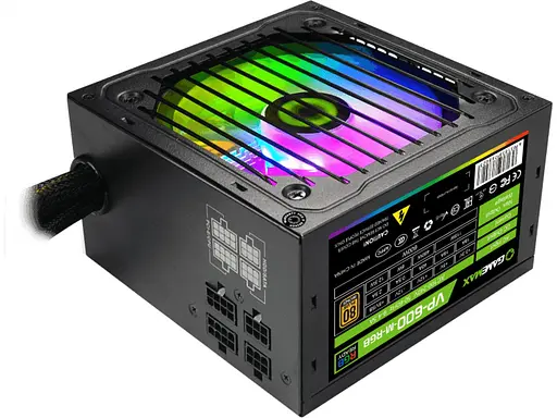 Блок живлення GameMax VP-600-M-RGB 600W (VP-600-M-RGB) - фото 1