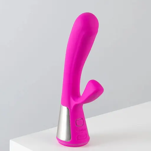Интерактивный вибратор-кролик Ohmibod Fuse for Kiiroo Pink - фото 4