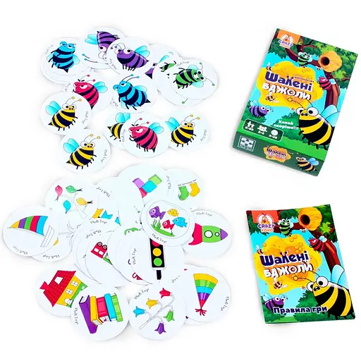 Детская настольная игра "Безумные пчелы" VT8077-06, 54 фишки, правила игры - фото 2