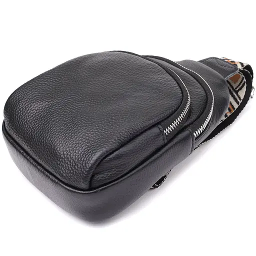 Женская сумка слинг Vintage из натуральной кожи 15х21.5х6.5 см sum0027594 - фото 6