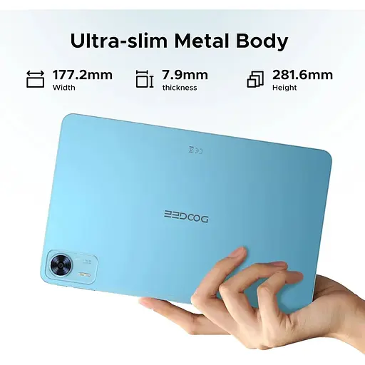 Планшет Doogee T36 12" 90Hz FHD+ /8GB/256GB/ T620 /8800mAh/ 13+8Мп / LTE / Blue - фото 5