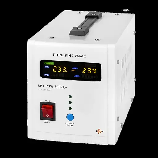 ДБЖ з правильною синусоїдою LogicPower 12V LPY-PSW-800VA + 560 Вт 5A/15A - фото 4