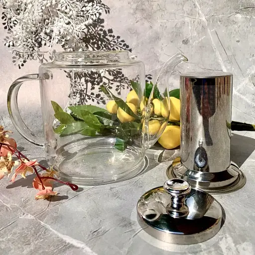 Заварочный чайник Edenberg EB-19036 термостойкий до 500° из жаропрочного стекла 650 мл  - фото 3