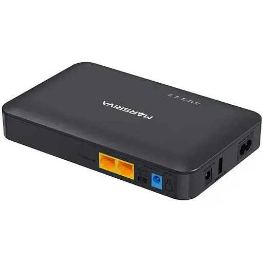 ДБЖ для роутерів і мережевого обладнання MARSRIVA KP2 Plus 16000 mAh - 240VAC 2 х DC + PoE24V1A + USB OUT - фото 1