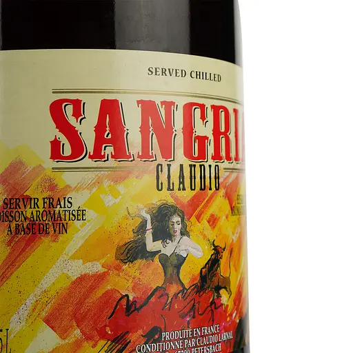 Винний напій Claudio Sangria, червоний, напівсолодкий, 7%, 1,5 л - фото 5