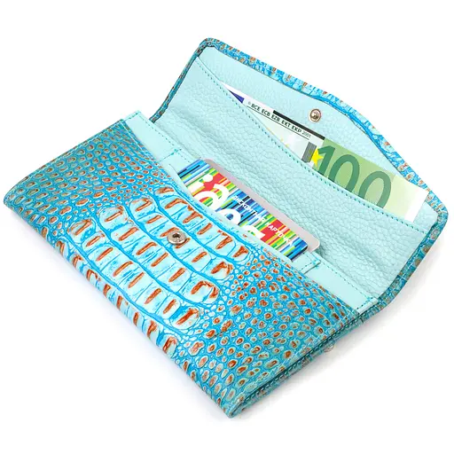 Жіночий шкіряний гаманець Canpellini 18х9х1 см acs0025540 - фото 3