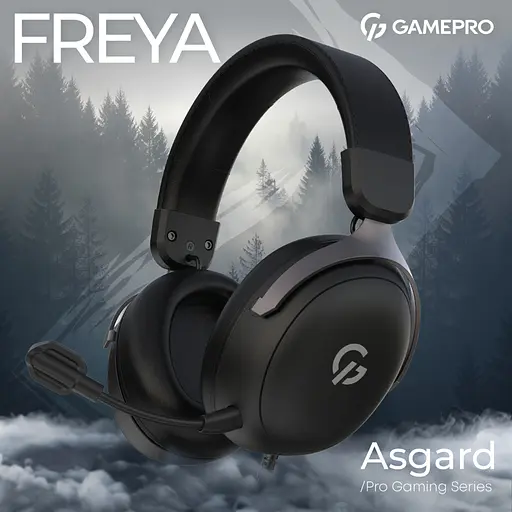 Навушники GamePro Asgard Freya Black (HS145B) - фото 3