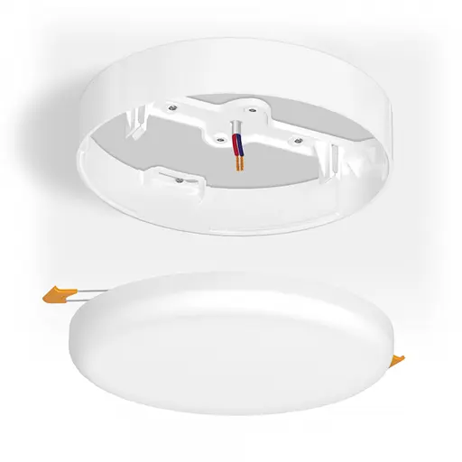 Рамка накладного монтажу безрамкового круглого світильника VIDEX (VL-DLFR-24SF) - фото 1