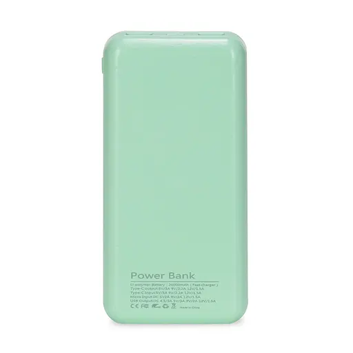 Повербанк 20000mAh Power Bank Kraft TPB-2020 Green 22.5W QC3.0 (43-00051) - фото 4