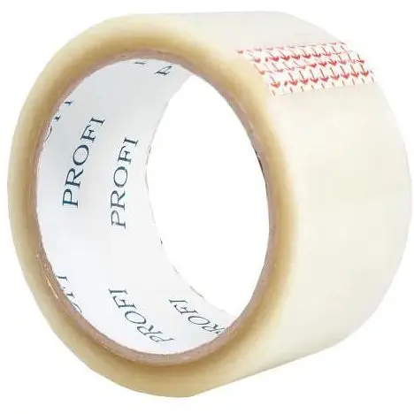 Скотч пакувальний Profi, 45 мм x 100 м, 40 мкм, прозорий - фото 1