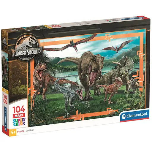  Пазл Clementoni Мaxi Jurassic World 104 елементи (23770) - фото 1