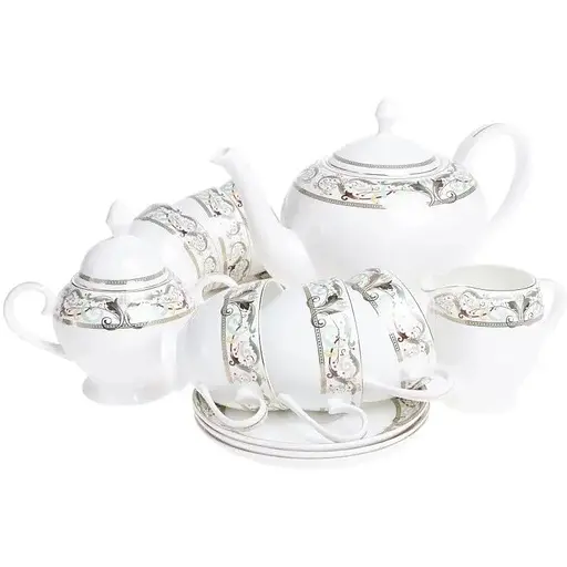 Чайний сервіз на 6 осіб 15 предметів NP104SETTEA