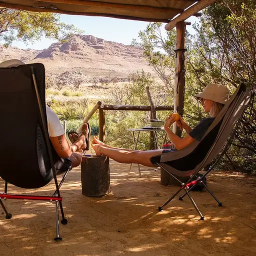 Складное высокое кресло Naturehike YL06 Alu Folding Moon Chair NH18Y060-Z (Бежевый) - фото 5