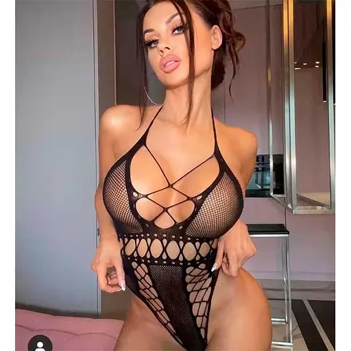 Боді відверте з відкритою спинкою XS/S/M Чорний K000515 - фото 3