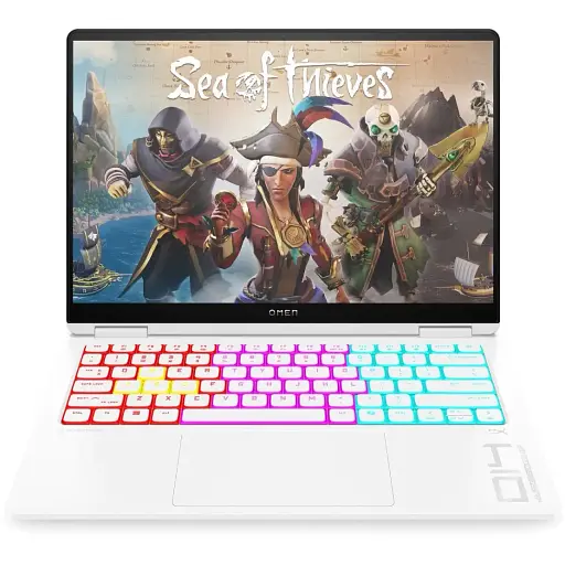 Ноутбук HP OMEN Transcend 14-fb1003ua 14" 3K OLED Intel U9-285H 64GB F2048GB NVD5070-8 DOS білий - фото 1