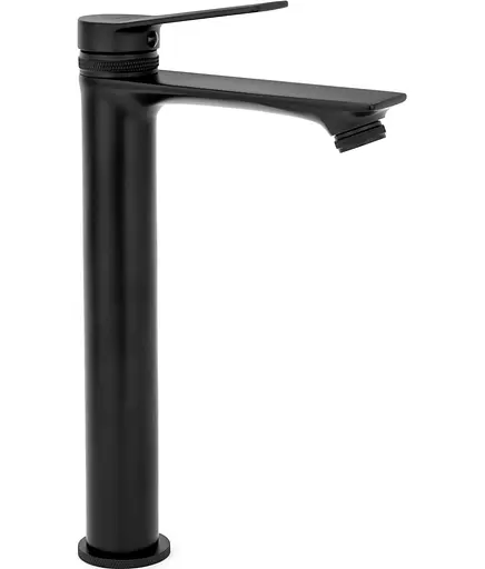 Змішувач для умивальника Rea Viral високий black REA-B2029 Чорний матовий - фото 1