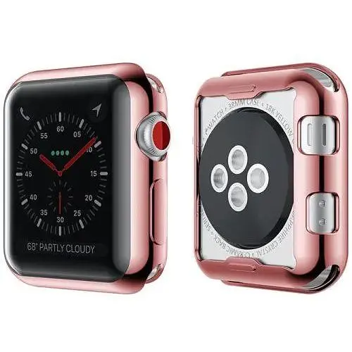 Чохол-накладка DK Silicone Face Case для Apple Watch 42mm (rose gold) - фото 3