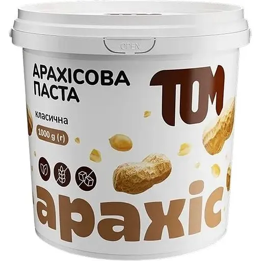 Замінник харчування TOM Арахісова паста класична, 1 кг