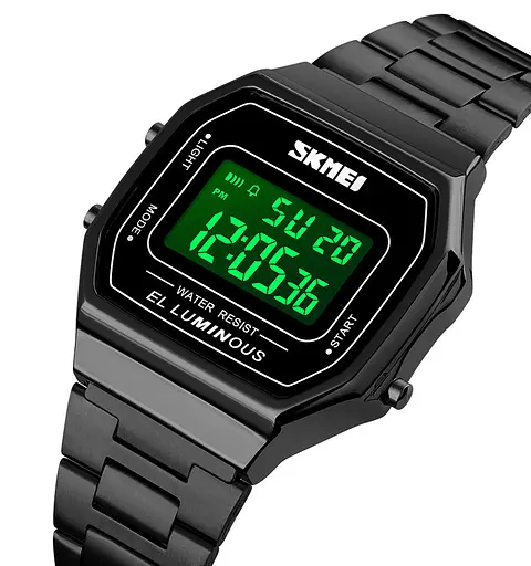 Наручний годинник чоловічий Skmei 1647 Black, 1647BK (17165) - фото 3