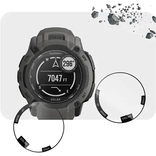 Захисна плівка DK CDK для Garmin Instinct 2X Composite Film box 2 шт. (017542) (black) - фото 2