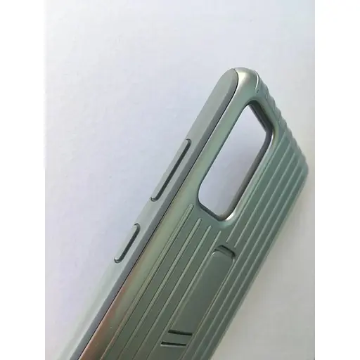 Чехол оригинальный Samsung для Galaxy S20 Plus Official Protective Rugged Standing Cover EF-RG985CSEGRU Silver - фото 5