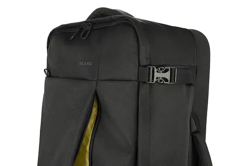 Tucano Сумка дорожная на 2-х колесах, Tugo M Trolley, 45л, полиэстер, черная - фото 9