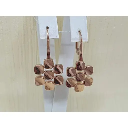 Золоті сережки-підвіски Favoritum. 2110 - фото 2