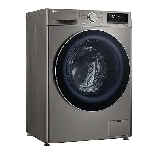 Стиральная машина LG фронтальная 85 кг 1200 A+++ 48 см дисплей пара инвертор белый - фото 2