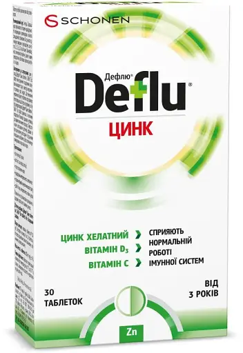 Дефлю Цинк таблетки №30 - фото 1