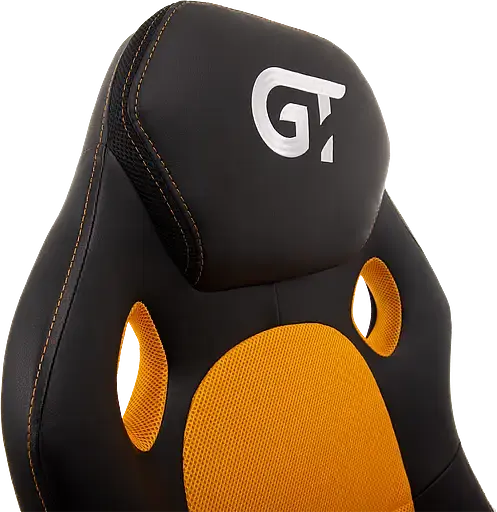 Геймерское кресло GT Racer черное с желтым (X-2640 Black/Yellow) - фото 5