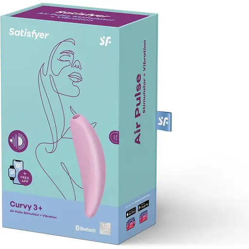 Вакуумний кліторальний стимулятор Satisfyer Curvy 3+ - фото 8