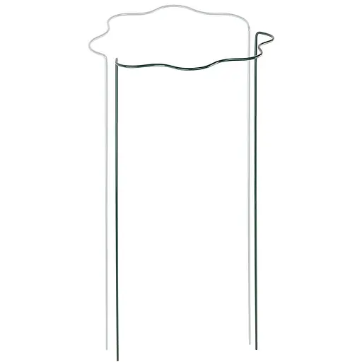 Хвиляста кільцева опора для рослин Bradas 1/2 кола, Ø 30 см, висота 55 см (TYRP4F3055) - фото 1