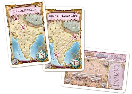 Настольная игра Days of Wonder Билет на поезд - Коллекция карт №2: Индия и Швейцария (Ticket to Ride - Map Collection 2: India & Switzerland) (англ.) (DOW720114) - фото 5