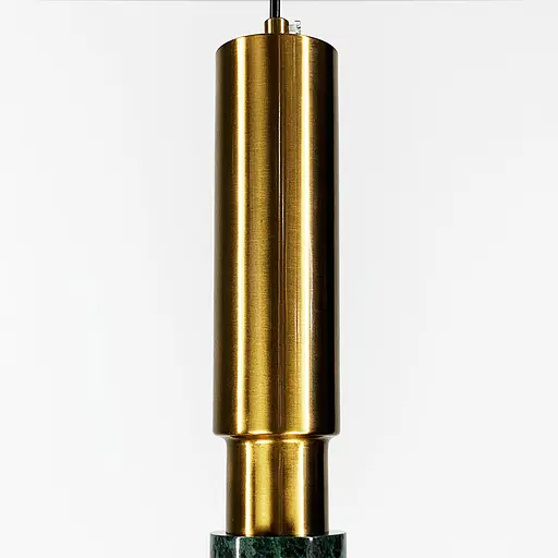 Подвес Gleam с зеленым мраморным плафоном в стиле Ар-деко | Line F | Арт. SC1/1 Green - фото 5