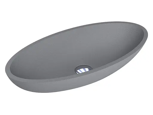 Умивальник Miraggio Nice mirastone gray 0000430, Сірий - фото 2