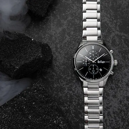 Чоловічий водостійкий наручний годинник Lee Cooper Plane (Сріблястий) - фото 7